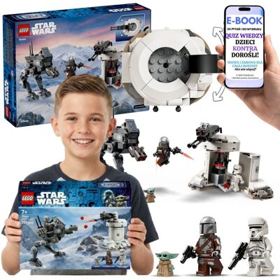 Lego Star Wars 75444 Atak AT-RT Mandalorian Grogu Zestaw Kolekcjonerski Gwiezdne Wojny + E-BOOK-2 Lego Star Wars 75444 Atak AT-RT Mandalorian Grogu Zestaw Kolekcjonerski Gwiezdne Wojny + E-BOOK-2
