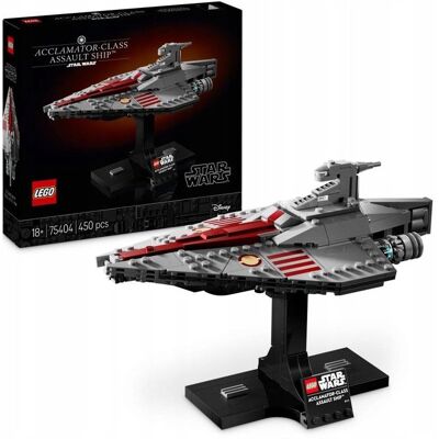 STAR WARS - Gwiezdne Wojny Statek kosmiczny Krążownik szturmowy typu Acclamator LEGO PREZENT DLA CHŁOPCA STAR WARS - Gwiezdne Wojny Statek kosmiczny Krążownik szturmowy typu Acclamator LEGO PREZENT DLA CHŁOPCA