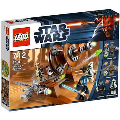 Lego Star Wars, klocki Geonosian Cannon, 9491 Lego Star Wars, klocki Geonosian Cannon, 9491