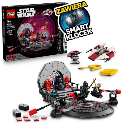 Lego Star Wars™, klocki, SMART Play™: Pojedynek w sali tronowej i A-Wing™, 75427 Lego Star Wars™, klocki, SMART Play™: Pojedynek w sali tronowej i A-Wing™, 75427
