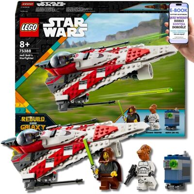 Lego STAR WARS MYŚLIWIEC JEDI BOBA 75388 wraca po 22 latach - Kultowy Zestaw z Bohaterami Disney PREZENT DLA DZIECI + EBOOK-2 Lego STAR WARS MYŚLIWIEC JEDI BOBA 75388 wraca po 22 latach - Kultowy Zestaw z Bohaterami Disney PREZENT DLA DZIECI + EBOOK-2