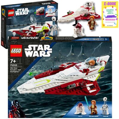 Lego STAR WARS Myśliwiec Jedi Obi-Wana Kenobiego PREZENT 75333 + EBOOK Lego STAR WARS Myśliwiec Jedi Obi-Wana Kenobiego PREZENT 75333 + EBOOK