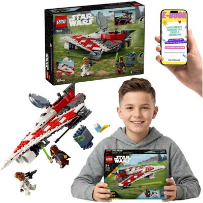 STAR WARS Myśliwiec Rycerza Jedi Boba 75388 Statek Kosmiczny LEGO Dla Chłopca + E-BOOK STAR WARS Myśliwiec Rycerza Jedi Boba 75388 Statek Kosmiczny LEGO Dla Chłopca + E-BOOK