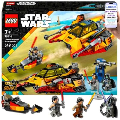 Star Wars™ PŁOMIENNY ŚMIGACZ + STAP + miecze świetlne (75414) Lego Prezent Na Urodziny Dla Chłopca + EBOOK-2 Star Wars™ PŁOMIENNY ŚMIGACZ + STAP + miecze świetlne (75414) Lego Prezent Na Urodziny Dla Chłopca + EBOOK-2