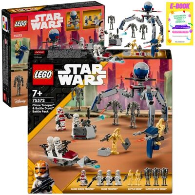 Lego STAR WARS - ŻÓŁNIERZE ARMII KLONÓW (75372) KLOCKI PREZENT + EBOOK Lego STAR WARS - ŻÓŁNIERZE ARMII KLONÓW (75372) KLOCKI PREZENT + EBOOK