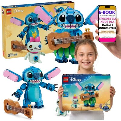 Lego Stitch 43296 Figurka Stitcha i Strupki Disney Lilo Stitch Dla Fanów + E-BOOK-3 Lego Stitch 43296 Figurka Stitcha i Strupki Disney Lilo Stitch Dla Fanów + E-BOOK-3
