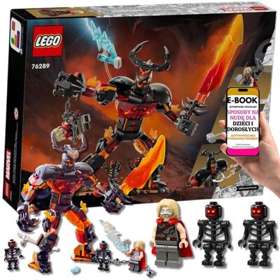 Lego Super Heroes 76289 – Thor vs. Surtur KLOCKI PREZENT DLA DZIECI + EBOOK-3 Lego Super Heroes 76289 – Thor vs. Surtur KLOCKI PREZENT DLA DZIECI + EBOOK-3