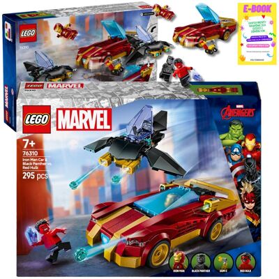 SUPER HEROES Auto Iron Mana i Czarna Pantera vs Czerwony Hulk 76310 LEGO PREZENT + EBOOK SUPER HEROES Auto Iron Mana i Czarna Pantera vs Czerwony Hulk 76310 LEGO PREZENT + EBOOK