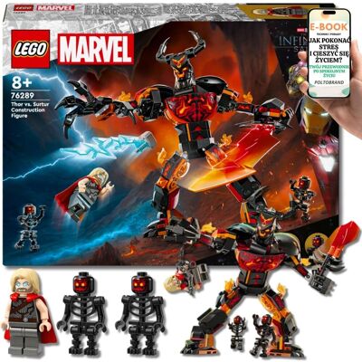 Lego SUPER HEROES Thor vs. Surtur 76289 - Odtwórz Widowiskową Scenę - Ruchoma figurka KLOCKI PREZENT + EBOOK-1 Lego SUPER HEROES Thor vs. Surtur 76289 - Odtwórz Widowiskową Scenę - Ruchoma figurka KLOCKI PREZENT + EBOOK-1