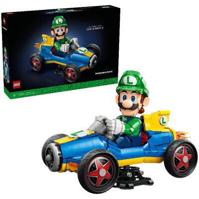 Lego Super Mario, klocki, Mario Kart™ — Luigi i Mach 8, 72050 Lego Super Mario, klocki, Mario Kart™ — Luigi i Mach 8, 72050