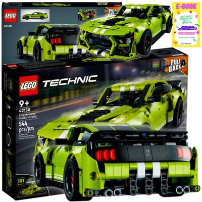 technic 42138 - ford mustang shelby gt500 klocki lego auto samochód + ebook technic 42138 - ford mustang shelby gt500 klocki lego auto samochód + ebook