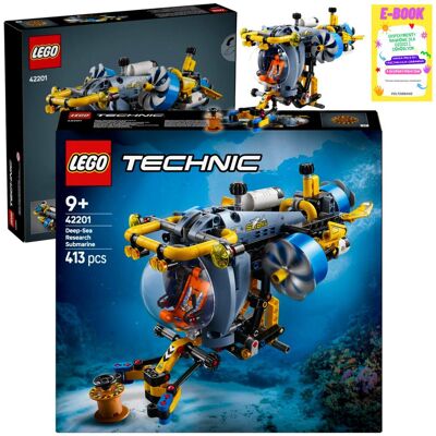 Lego TECHNIC - BADAWCZA ŁÓDŹ PODWODNA 42201 KLOCKI PREZENT + EBOOK Lego TECHNIC - BADAWCZA ŁÓDŹ PODWODNA 42201 KLOCKI PREZENT + EBOOK