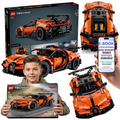 Lego TECHNIC BUGATTI Chiron Pur Sport 42222 Dla Fana Motoryzacji + E-BOOK-2 Lego TECHNIC BUGATTI Chiron Pur Sport 42222 Dla Fana Motoryzacji + E-BOOK-2
