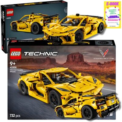 Lego TECHNIC Chevrolet Corvette Stingray AUTKO PREZENT 42205 + EBOOK Lego TECHNIC Chevrolet Corvette Stingray AUTKO PREZENT 42205 + EBOOK