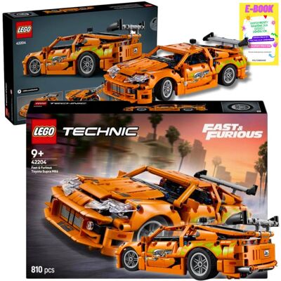 Lego TECHNIC Fast and Furious Toyota Supra MK4 (42204) AUTKO PREZENT + EBOOK Lego TECHNIC Fast and Furious Toyota Supra MK4 (42204) AUTKO PREZENT + EBOOK