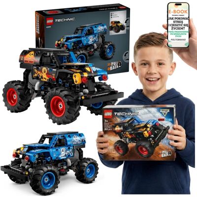 Lego TECHNIC GRAVE DIGGER Monster Jam 42219 Prezent Dla Chłopca + E-BOOK-1 Lego TECHNIC GRAVE DIGGER Monster Jam 42219 Prezent Dla Chłopca + E-BOOK-1