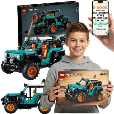 Lego TECHNIC Jeep Wrangler Rubicon 42227 Samochód Terenowy 4x4 SUV Prezent Dziecko + E-BOOK-1 Lego TECHNIC Jeep Wrangler Rubicon 42227 Samochód Terenowy 4x4 SUV Prezent Dziecko + E-BOOK-1