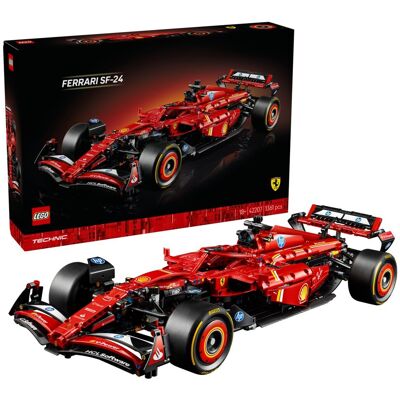 Lego Technic, klocki, Bolid F1 Ferrari SF-24, 42207 Lego Technic, klocki, Bolid F1 Ferrari SF-24, 42207