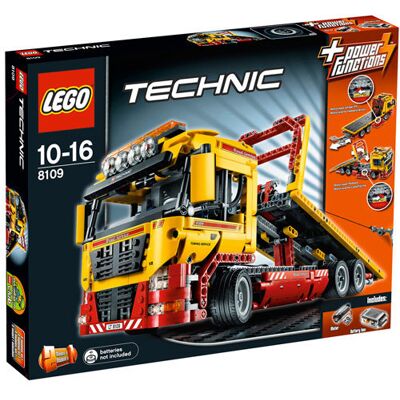 Lego Technic, klocki Ciężarówka z płaską platformą, 8109 Lego Technic, klocki Ciężarówka z płaską platformą, 8109