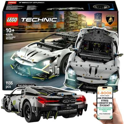 Lego TECHNIC, klocki, Lamborghini Revuelto SUPERAUTO zdalnie sterowane 42214 + EBOOK-1 Lego TECHNIC, klocki, Lamborghini Revuelto SUPERAUTO zdalnie sterowane 42214 + EBOOK-1