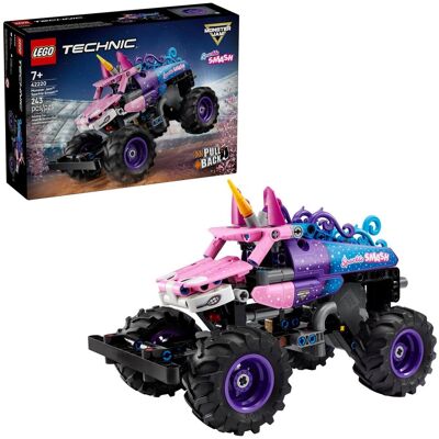Lego Technic, klocki, Monster Jam™ Sparkle Smash™ z napędem typu pull-back, 42220 Lego Technic, klocki, Monster Jam™ Sparkle Smash™ z napędem typu pull-back, 42220