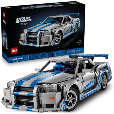 Lego Technic, klocki, Samochód Nissan Skyline GT-R (R34) z filmu Za szybcy, za wściekli, 42210 Lego Technic, klocki, Samochód Nissan Skyline GT-R (R34) z filmu Za szybcy, za wściekli, 42210