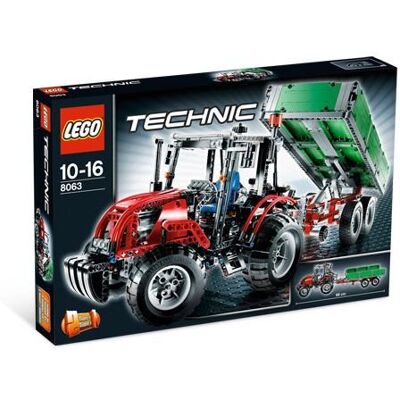 Lego Technic, klocki, Traktor z przyczepą, 8063 Lego Technic, klocki, Traktor z przyczepą, 8063
