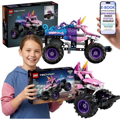 TECHNIC MONSTER JAM Sparkle Smash Jednorożec 42220 LEGO + E-BOOK-2 TECHNIC MONSTER JAM Sparkle Smash Jednorożec 42220 LEGO + E-BOOK-2