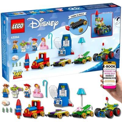 Toy Story PREZENT ŚWIĄTECZNY DLA DZIECKA (43264) Pociąg, rakieta i bohaterowie bajek w magicznym zestawie LEGO + EBOOK-3 Toy Story PREZENT ŚWIĄTECZNY DLA DZIECKA (43264) Pociąg, rakieta i bohaterowie bajek w magicznym zestawie LEGO + EBOOK-3
