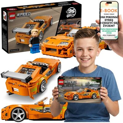 Lego Toyota Supra MK4 Fast Furious Brian O'Conner (77260) + E-BOOK-1 Lego Toyota Supra MK4 Fast Furious Brian O'Conner (77260) + E-BOOK-1