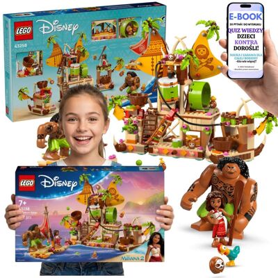 Lego Vaiana 2 Barka Kakamorów 43258 Zestaw Disney Łódź Przygoda Prezent + E-BOOK-2 Lego Vaiana 2 Barka Kakamorów 43258 Zestaw Disney Łódź Przygoda Prezent + E-BOOK-2