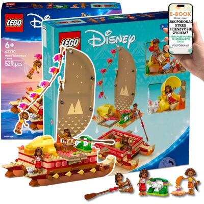 Vaiana Disney 43270- Zbuduj łódź, Wyrusz w Podróż Lego Zestaw z bajki Prezent Dla Dziecka Córki Dziewczynki + EBOOK-1 Vaiana Disney 43270- Zbuduj łódź, Wyrusz w Podróż Lego Zestaw z bajki Prezent Dla Dziecka Córki Dziewczynki + EBOOK-1