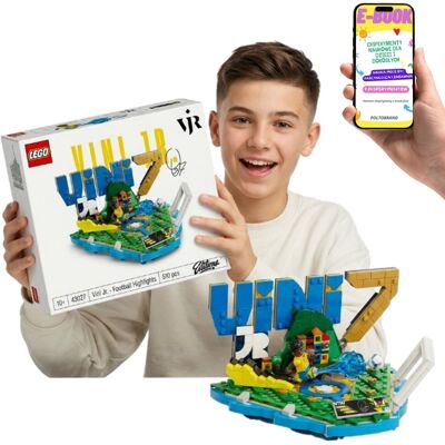 VINI JR PREZENT DLA PIŁKARZA LEGO Editions Piłkarskie Momenty (43027) Dla Syna + E-BOOK VINI JR PREZENT DLA PIŁKARZA LEGO Editions Piłkarskie Momenty (43027) Dla Syna + E-BOOK