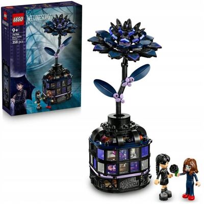 Wednesday - Bukiet Kwiat czarnej dalii Kwiatki ZESTAW LEGO PREZENT DLA DZIEWCZYNKI DZIECI Wednesday - Bukiet Kwiat czarnej dalii Kwiatki ZESTAW LEGO PREZENT DLA DZIEWCZYNKI DZIECI