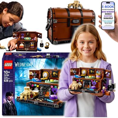 Wednesday Zestaw z Serialu Netflix Mieszkanie Rączki (76785) Lego Prezent Świąteczny Dla Dziewczynki Córki Wnuczki + EBOOK-2 Wednesday Zestaw z Serialu Netflix Mieszkanie Rączki (76785) Lego Prezent Świąteczny Dla Dziewczynki Córki Wnuczki + EBOOK-2