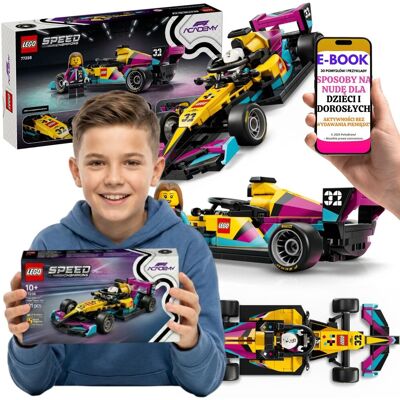 WYŚCIGÓWKA F1 77258 LEGO Speed Champions Samochód Wyścigowy + E-BOOK-3 WYŚCIGÓWKA F1 77258 LEGO Speed Champions Samochód Wyścigowy + E-BOOK-3