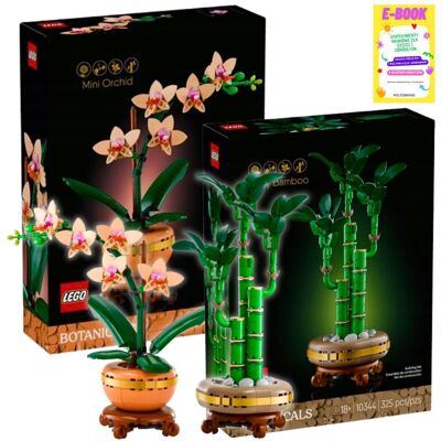 Lego Zestaw Botanicals ICONS - ORCHIDEA MAŁA i BAMBUS KLOCKI KWIATY PREZENT + EBOOK Lego Zestaw Botanicals ICONS - ORCHIDEA MAŁA i BAMBUS KLOCKI KWIATY PREZENT + EBOOK