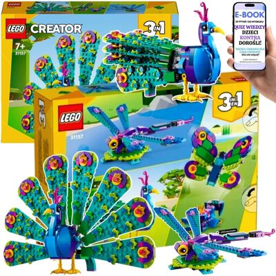 ZESTAW CREATOR 3w1 WAŻKA MOTYL PAW EGZOTYCZNY 31157 LEGO PREZENT + EBOOK-2 ZESTAW CREATOR 3w1 WAŻKA MOTYL PAW EGZOTYCZNY 31157 LEGO PREZENT + EBOOK-2