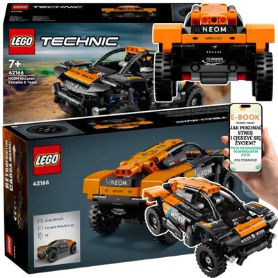 Lego ZESTAW KLOCKI TECHNIC - 42166 McLaren Extreme E Race Car – EMOCJONUJĄCY PREZENT DLA DZIECKA Samochód Wyścigowy z Realistycznymi Detalami + EBOO.. Lego ZESTAW KLOCKI TECHNIC - 42166 McLaren Extreme E Race Car – EMOCJONUJĄCY PREZENT DLA DZIECKA Samochód Wyścigowy z Realistycznymi Detalami + EBOO..