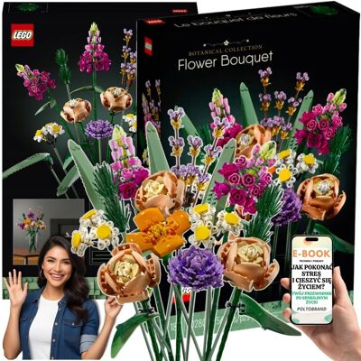 Lego ZESTAW KWIATÓW DLA DOROSŁYCH - Kultowy Bukiet Kwiatów 10280 Botanicals PREZENT DLA NIEJ NIEGO + EBOOK-1 Lego ZESTAW KWIATÓW DLA DOROSŁYCH - Kultowy Bukiet Kwiatów 10280 Botanicals PREZENT DLA NIEJ NIEGO + EBOOK-1