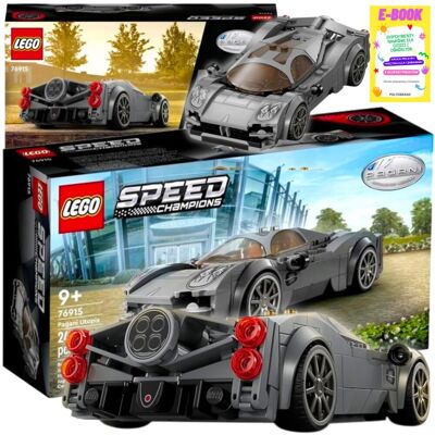 zestaw speed champions - samochód auto pagani utopia autko prezent klocki lego + ebook zestaw speed champions - samochód auto pagani utopia autko prezent klocki lego + ebook
