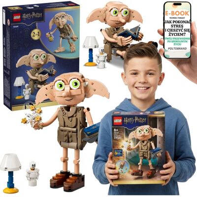 Lego Zgredek i Stworek Harry Potter Figurka 2w1 (76469) + E-BOOK-1 Lego Zgredek i Stworek Harry Potter Figurka 2w1 (76469) + E-BOOK-1