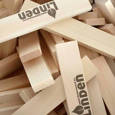 Lindenwood, klocki drewniane, 1000 sztuk Lindenwood, klocki drewniane, 1000 sztuk