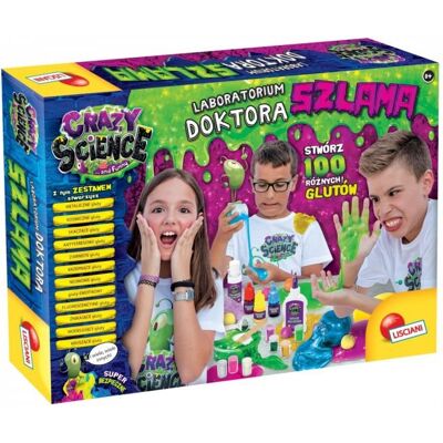 Lisciani, Crazy Science, zabawka edukacyjna Laboratorium Doktora Szlama Lisciani, Crazy Science, zabawka edukacyjna Laboratorium Doktora Szlama