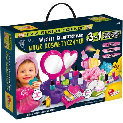 Lisciani, I'm a Genius, Wielkie laboratorium nauk kosmetycznych Lisciani, I'm a Genius, Wielkie laboratorium nauk kosmetycznych