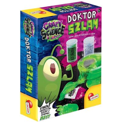 Lisciani, zestaw kreatywny Crazy Science Doktor Szlam Lisciani, zestaw kreatywny Crazy Science Doktor Szlam