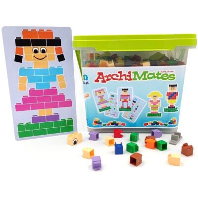Little Architect - ArchiMates 630 el. - Klocki edukacyjne Little Architect - ArchiMates 630 el. - Klocki edukacyjne