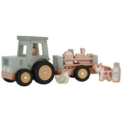 Little Dutch Traktor Z Przyczepą Little Farm Fsc Little Dutch Traktor Z Przyczepą Little Farm Fsc