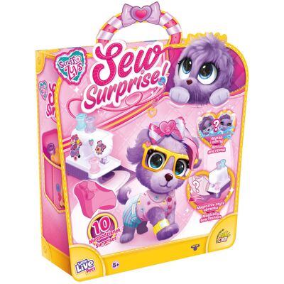Moose - Scruff-a-Luvs Sew Surprise - Fioletowy - Zabawka pluszowa Moose - Scruff-a-Luvs Sew Surprise - Fioletowy - Zabawka pluszowa
