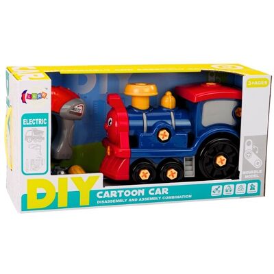 Lean Toys Lokomotywa Do Rozkręcania Diy Zestaw Konstrukcyjny Wkrętarka Narzędzia Lean Toys Lokomotywa Do Rozkręcania Diy Zestaw Konstrukcyjny Wkrętarka Narzędzia